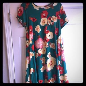 LuLaRoe Dresses - Floral Lularoe Carly Sz S LuLaRoe Dresses - Floral Lularoe Carly Sz S